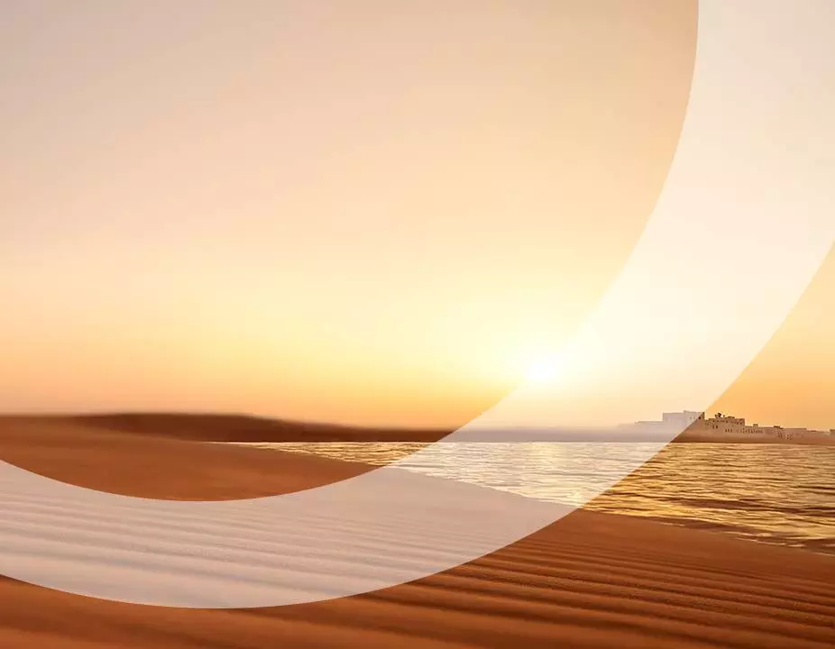 Soleil couchant sur Oman