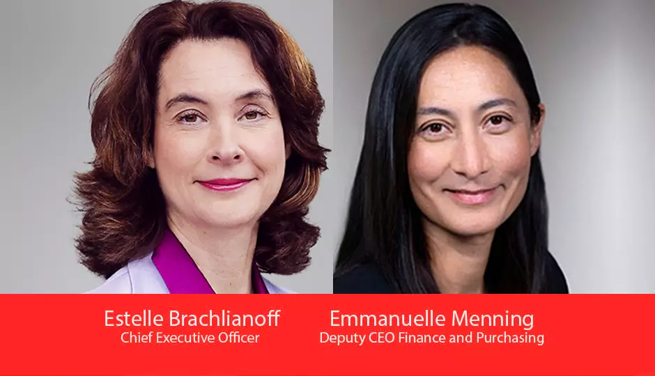 Estelle Brachlianoff and Emmanuelle Menning