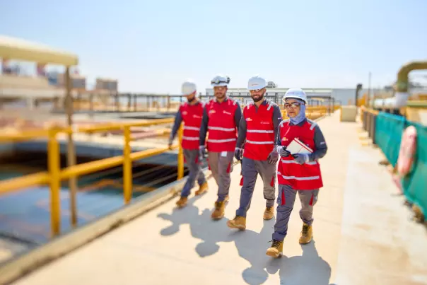 Veolia seawater desalination site