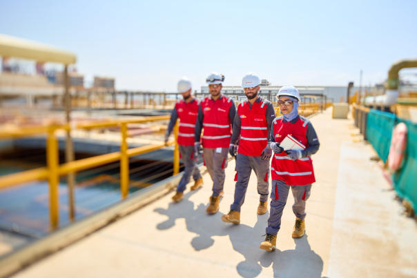 Veolia seawater desalination site