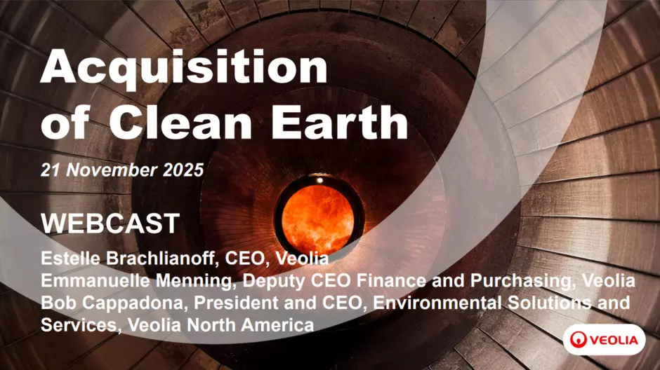 Clean Earth cover webcast