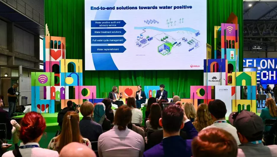 Veolia's stand in Smart City Expo World Congress 2025 in Barcelona