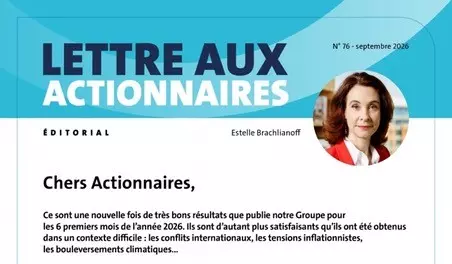 Couverture de la Lettre aux actionnaires 76