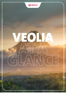 Front cover photo of the brochure Veolia at a glance