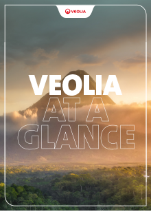 Front cover photo of the brochure Veolia at a glance