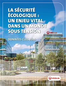 Couverture de la brochure des données clés de Veolia
