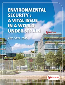 Cover of Veolia's key data brochure