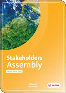 Cover's of the brochure stakeholders Assembly
