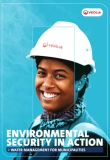 Cover of the Veolia brochure "Water management for municipalities"