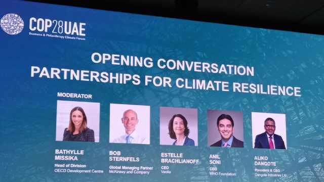 Estelle Brachlianoff, Directrice générale de Veolia à la COP28 à Dubaï