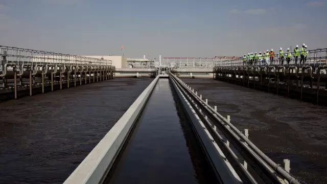 Traitement des eaux usées Veolia