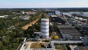District heating plant in Poznan, Poland