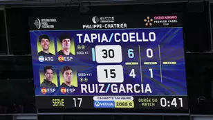 Tableau des scores de l'Alpine Paris Major